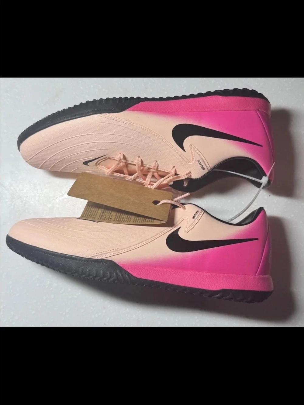 Nike Phantom Academy Turf Shoes - Peach & Pink